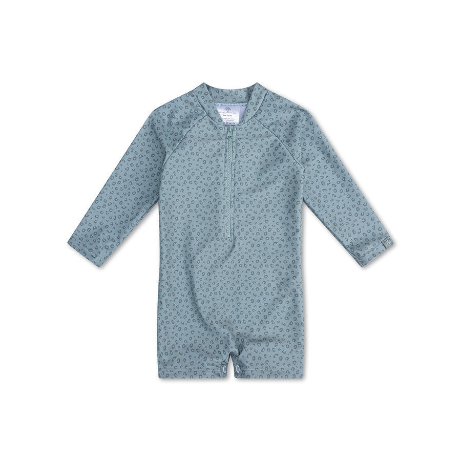 Swim Essentials Uv Traje De Baño Niños - Verde - Leopardo 1/4