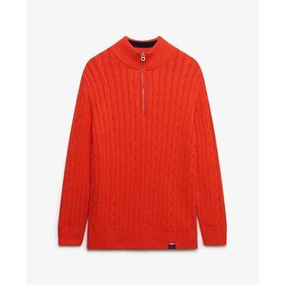 Casual gebreide half-zip pullover voor dames superdry