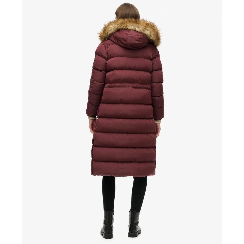 Manteau long en fausse fourrure femme Superdry Everest 3/6