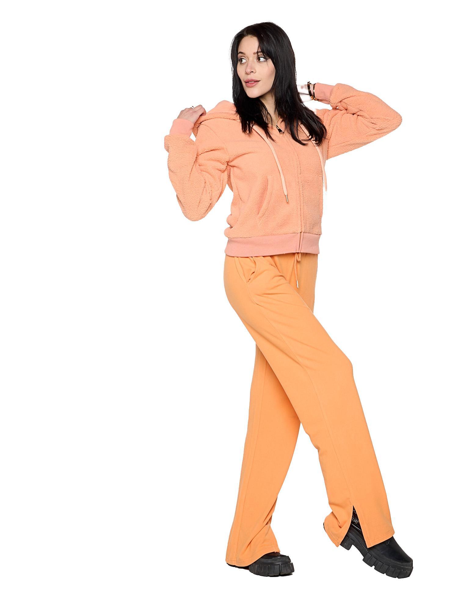 Veste d'hiver Sherpa pour femme avec capuche et fermeture éclair « Relaxed » 3/8