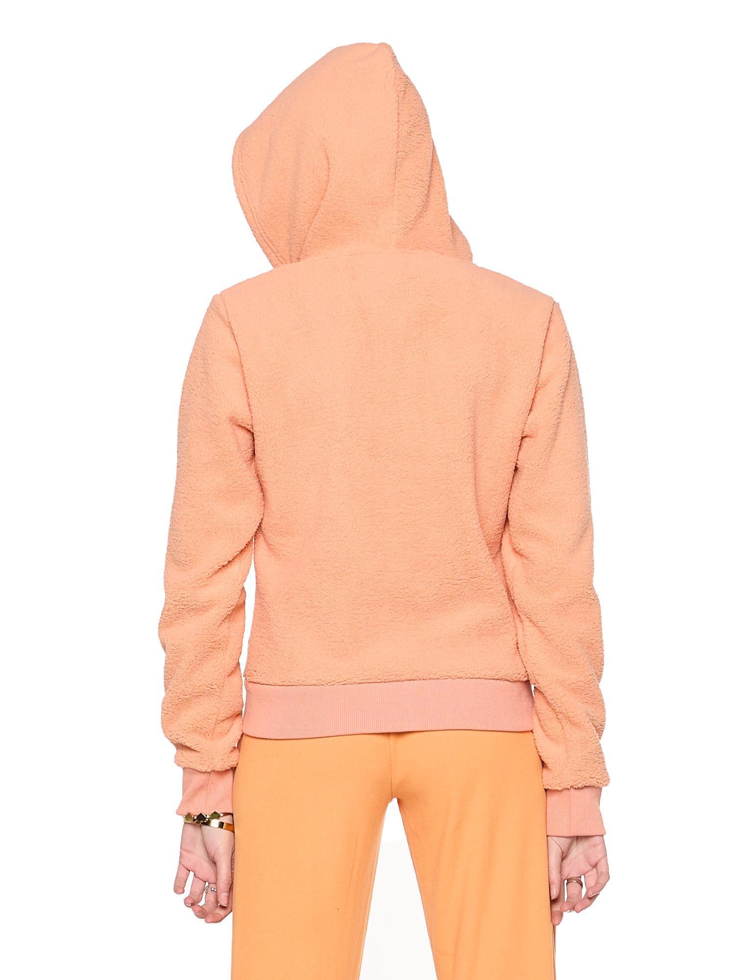 Veste d'hiver Sherpa pour femme avec capuche et fermeture éclair « Relaxed » 4/8