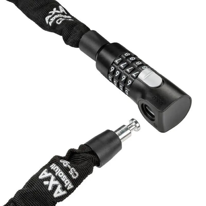Axa cadenas à chaîne Absolute 90/5 Code longueur 90 cm épaisseur 5 mm noir 5/5