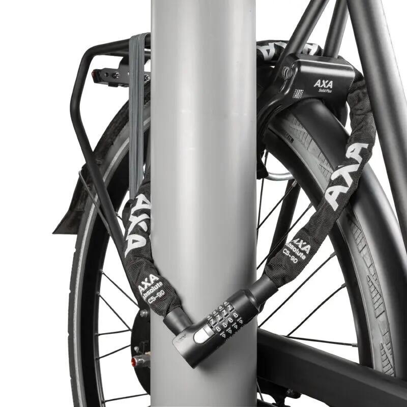 Axa cadenas à chaîne Absolute 90/5 Code longueur 90 cm épaisseur 5 mm noir 3/5