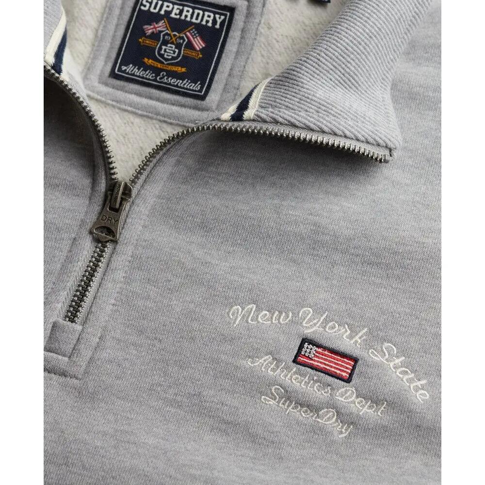 Damen Sweatshirt mit Rundhalsausschnitt und Reißverschluss Superdry Athletic Ess 2/2