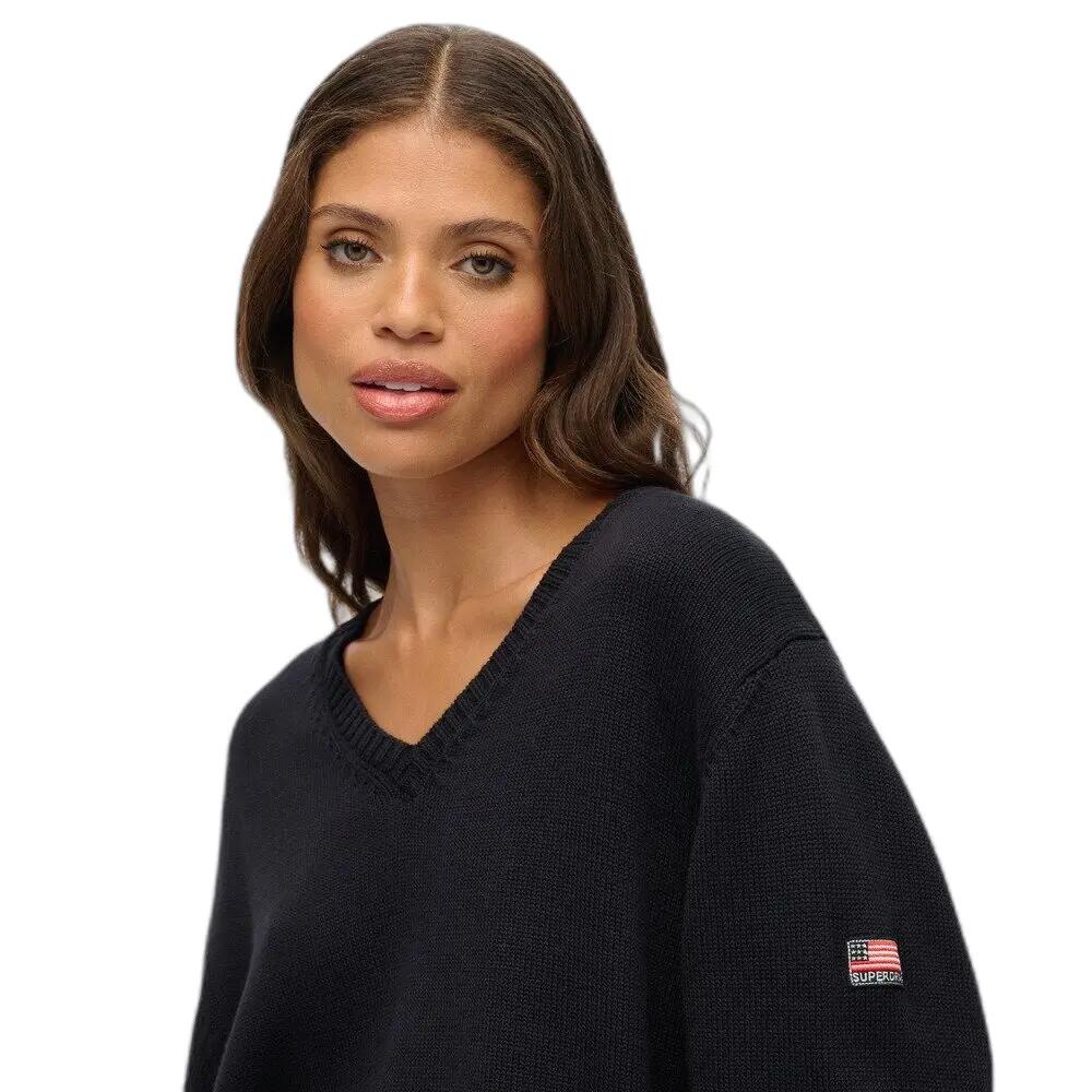 Pull oversized col V femme Superdry 6/6