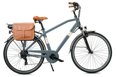 Via Veneto Bici Elettrica Classic E-bike Uomo 28” 6V Grigio Gallante