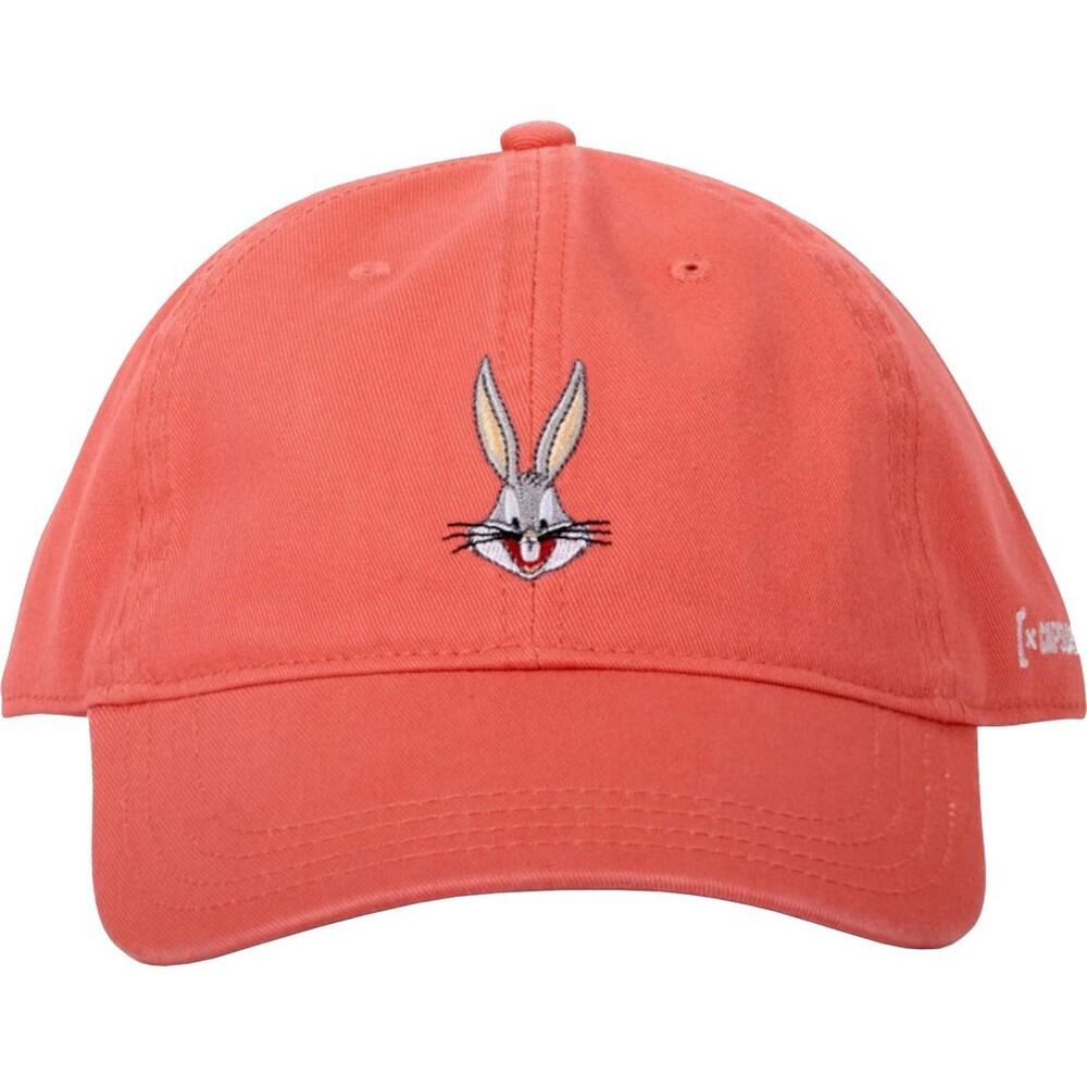 Unisex Adult Freegun Bugs Bunny Looney Tunes Baseball Cap (Orange)
