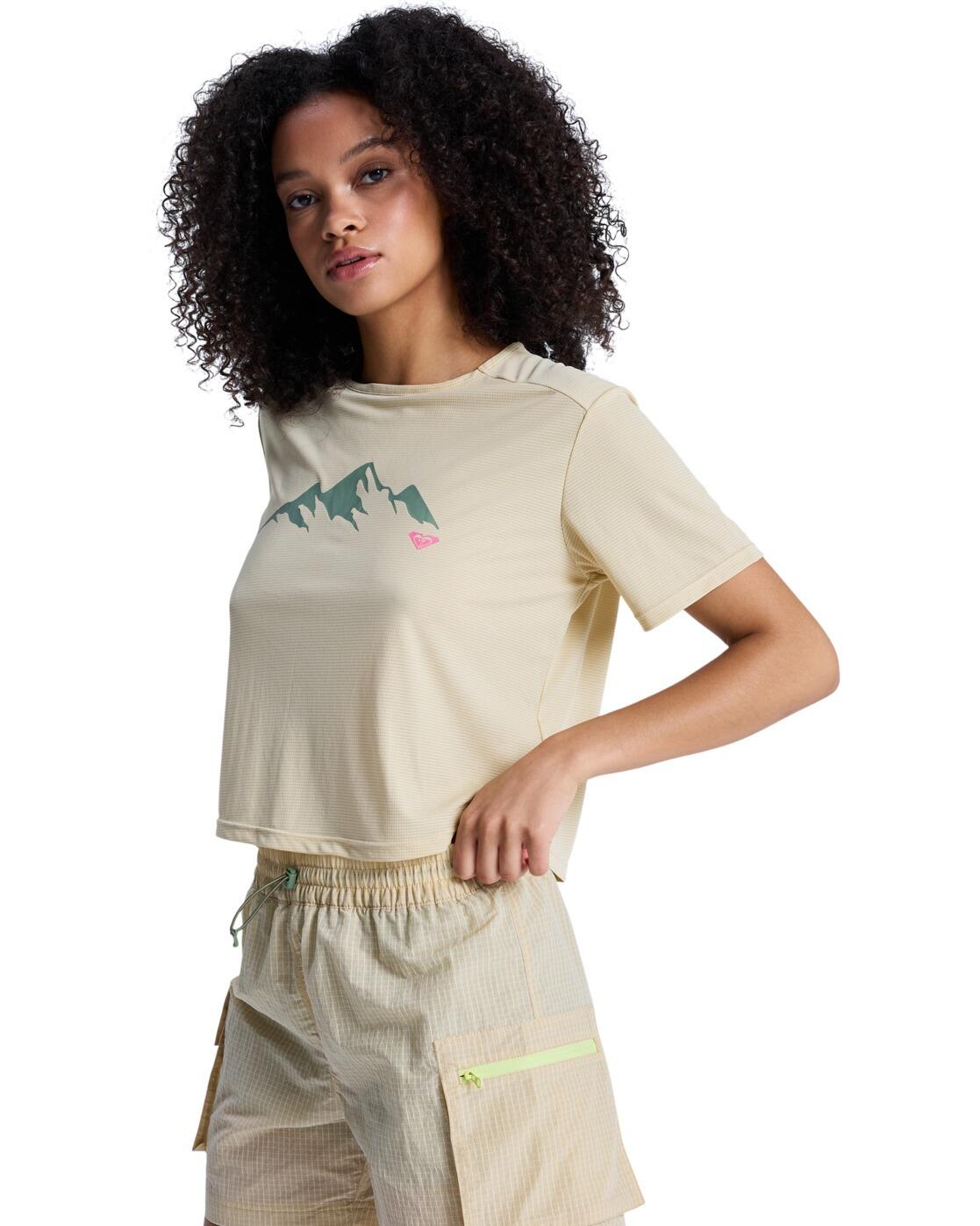 Technisches T-Shirt BOUNDLESS SPIRIT 3 Beige Dames 3/4