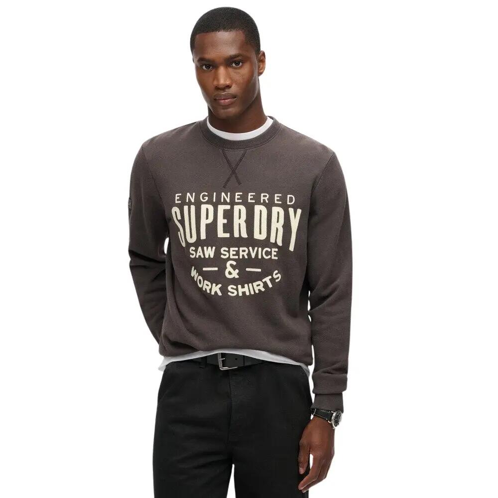 Felpa con testo applicato Superdry Workwear 3/6