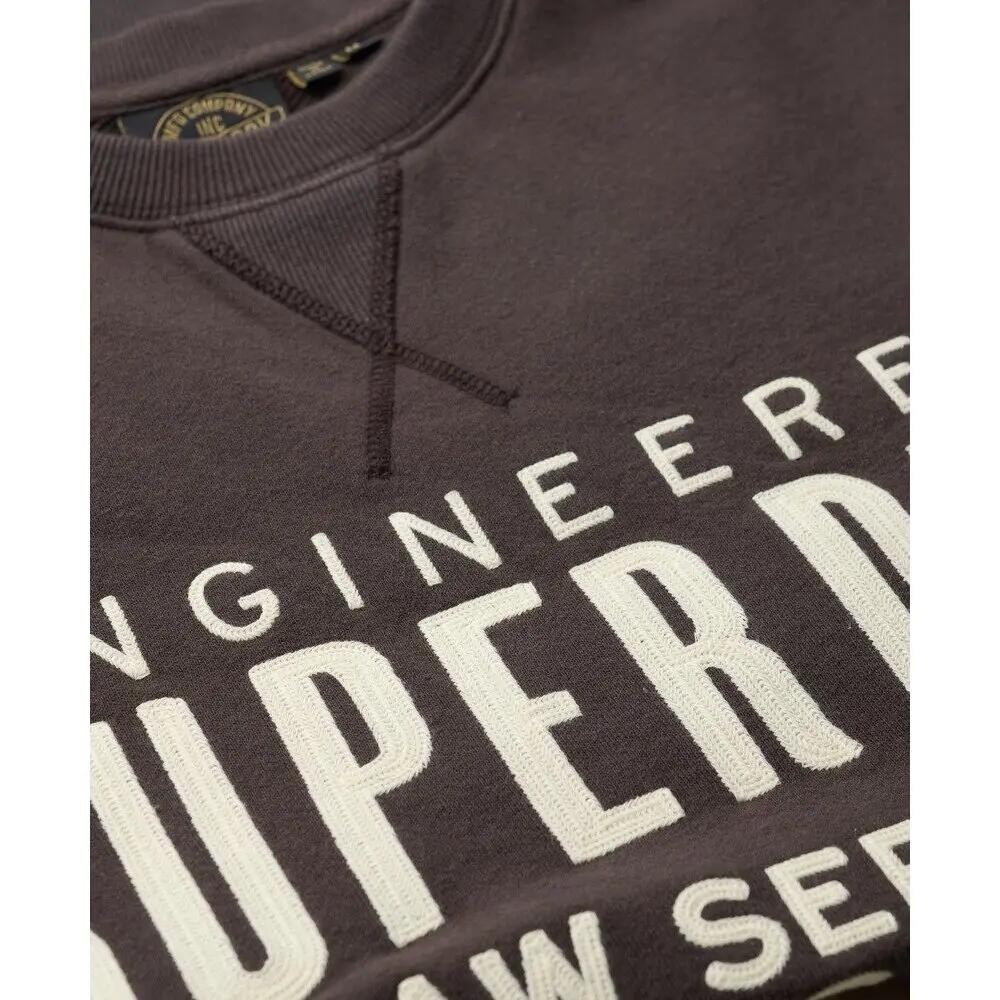 Felpa con testo applicato Superdry Workwear 6/6