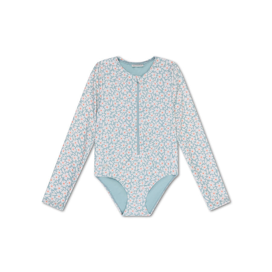 UV Maillot de bain Filles Avec Manches - Vert - Florish - 146/152