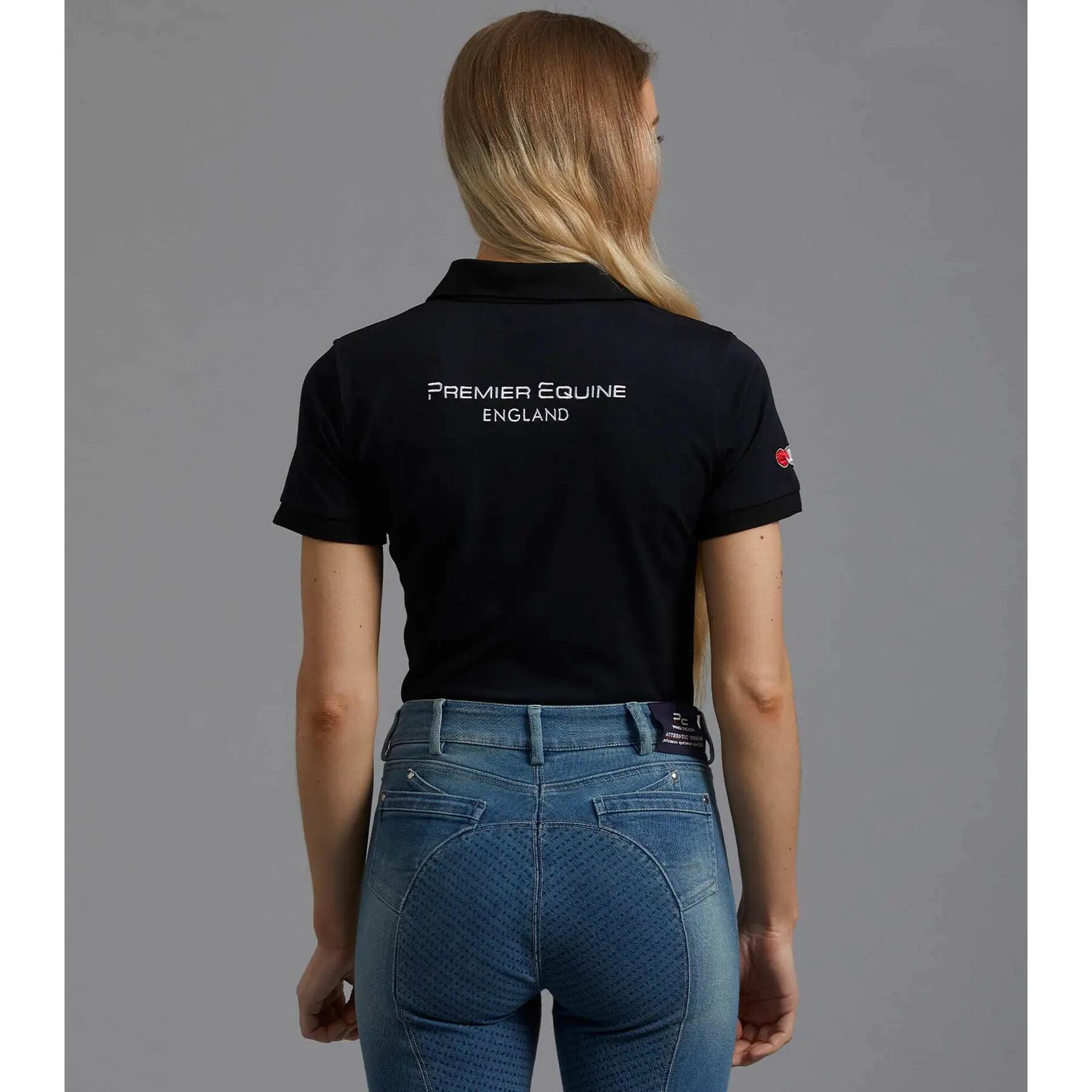 Polo equitación para mujer Premier Equine logo PE 3/6