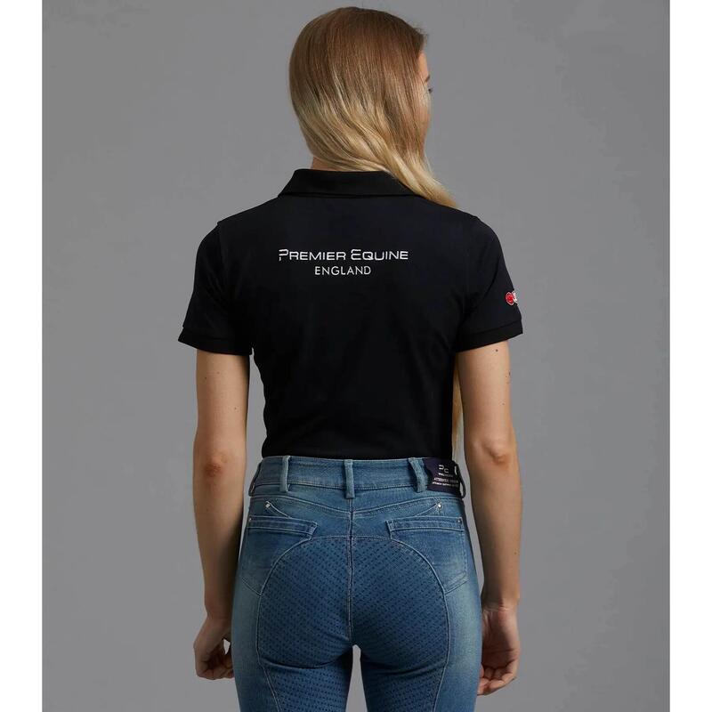 Polo Equestriană Femei Premier Equine Logo PE