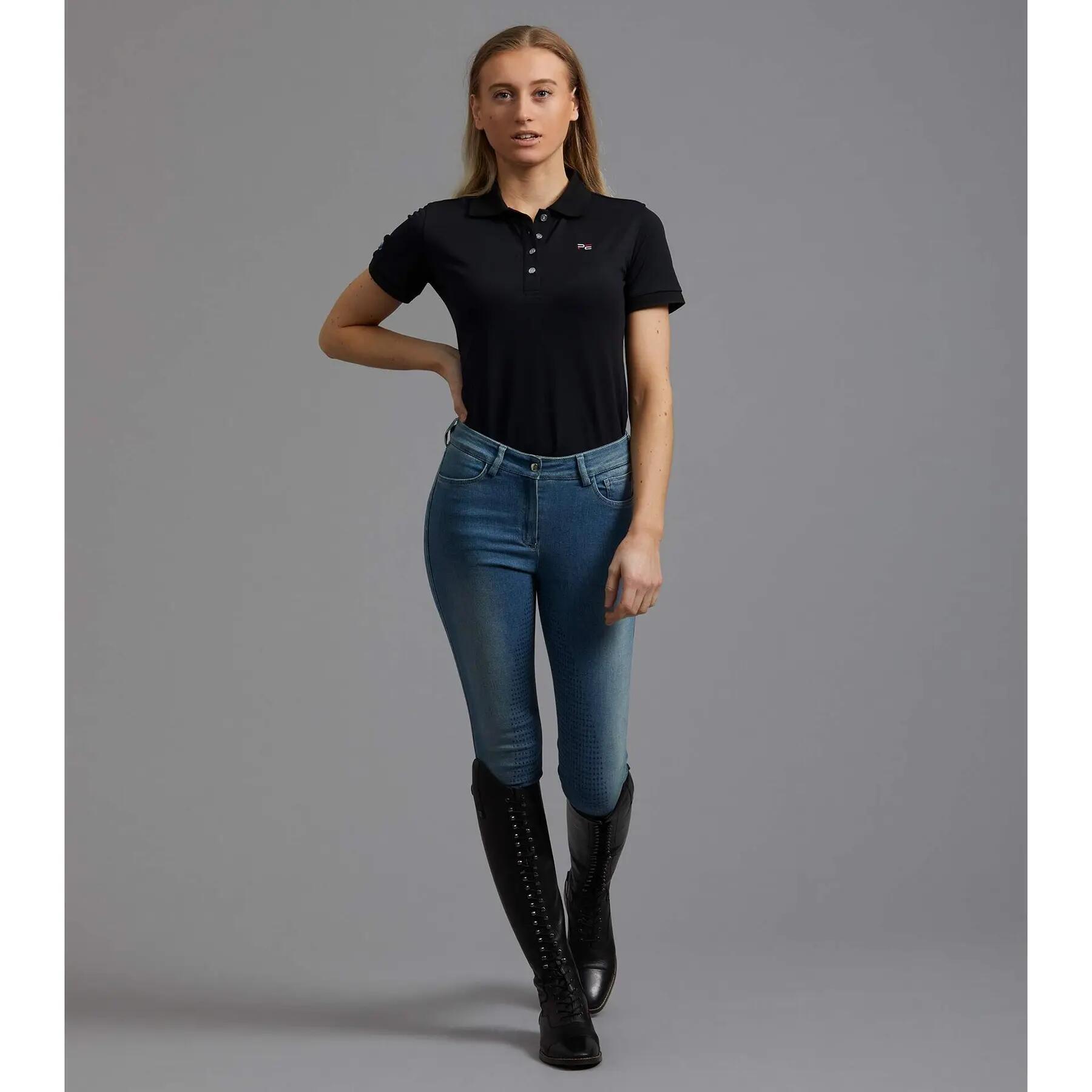 Polo equitación para mujer Premier Equine logo PE 2/6