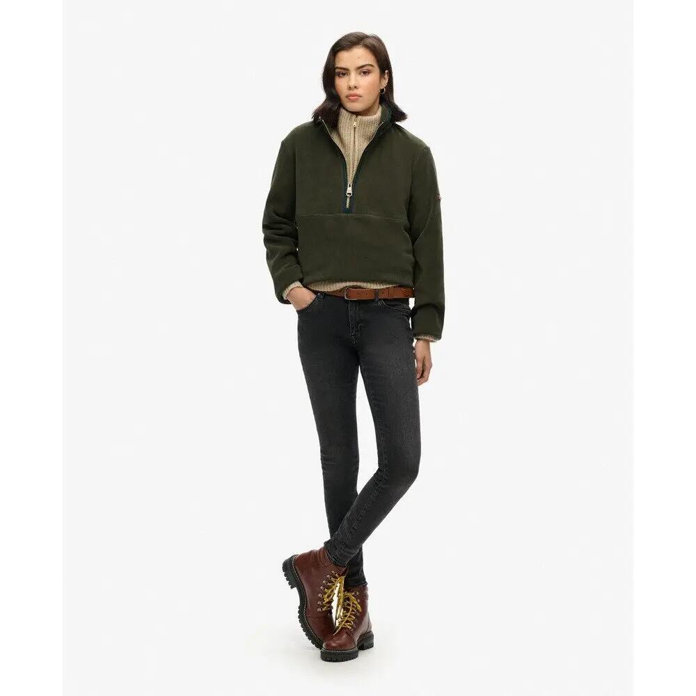 Damesfleece 1/2 rits Superdry Estate 3/6