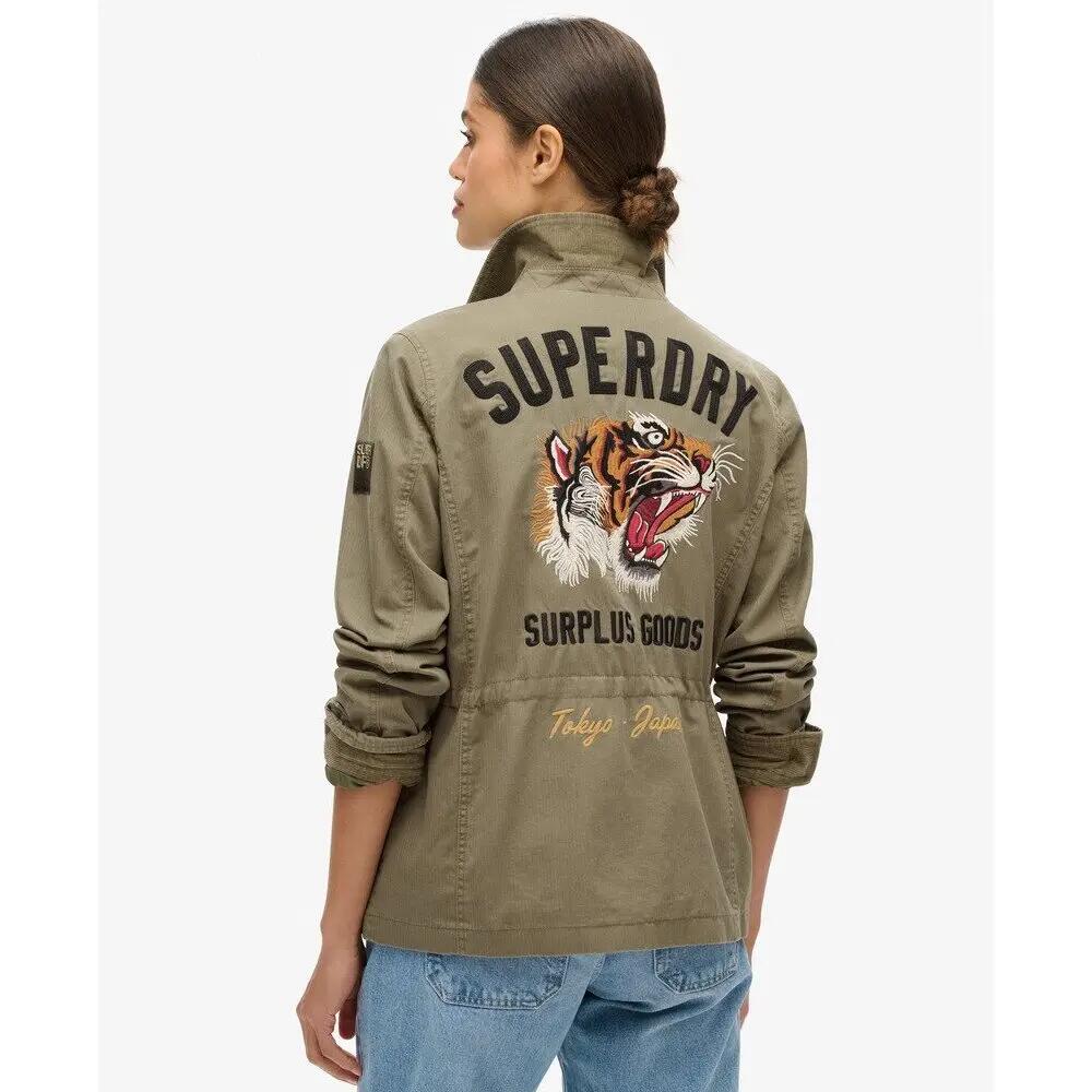 Parka militaire brodée femme Superdry M65 7/7