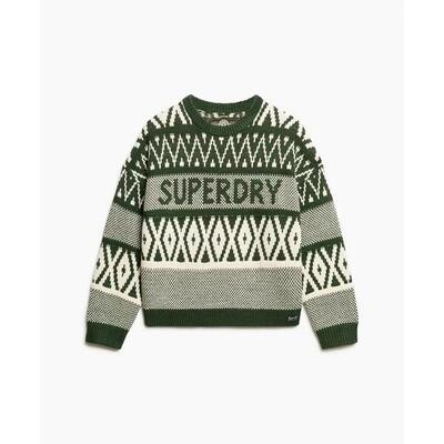 Dames trui met motief superdry