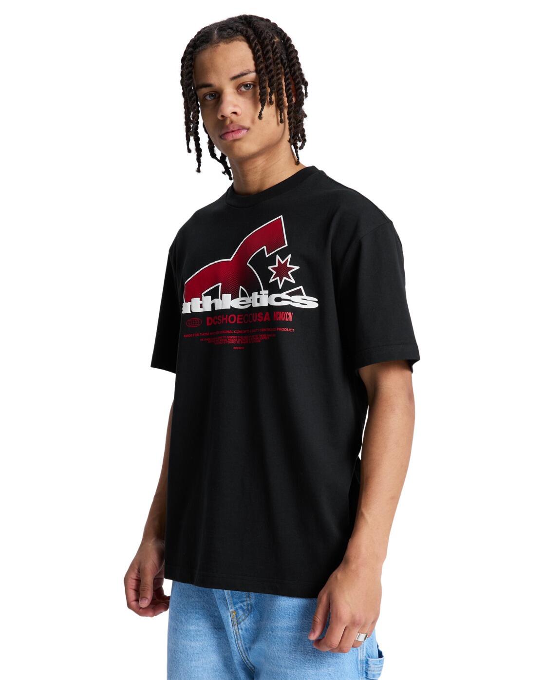 T-shirt à manches courtes SLATHLETIC Noir Homme 3/4