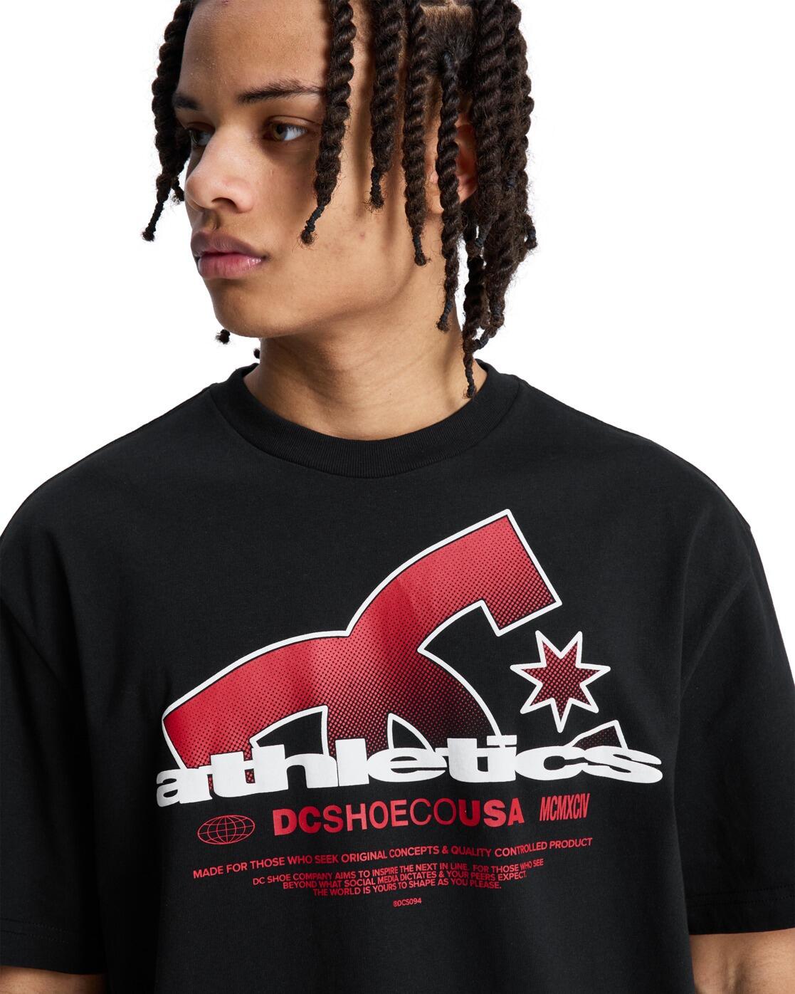 T-shirt à manches courtes SLATHLETIC Noir Homme 4/4