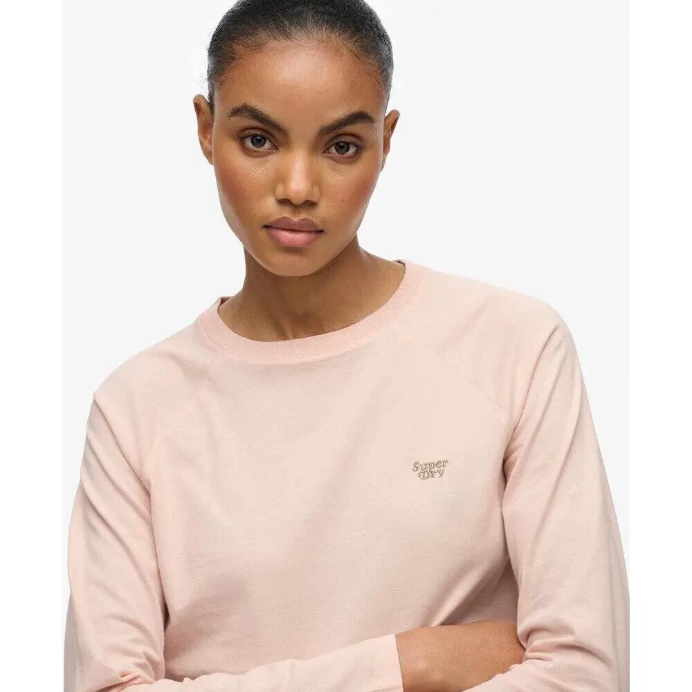 Maglietta a manica lunga da donna Superdry Essential Logo 6/6