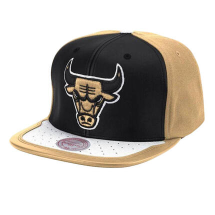 Casquette De Baseball Motif/style Chicago Bulls NESS NBA DAY ONE (Blanc / Rouge)