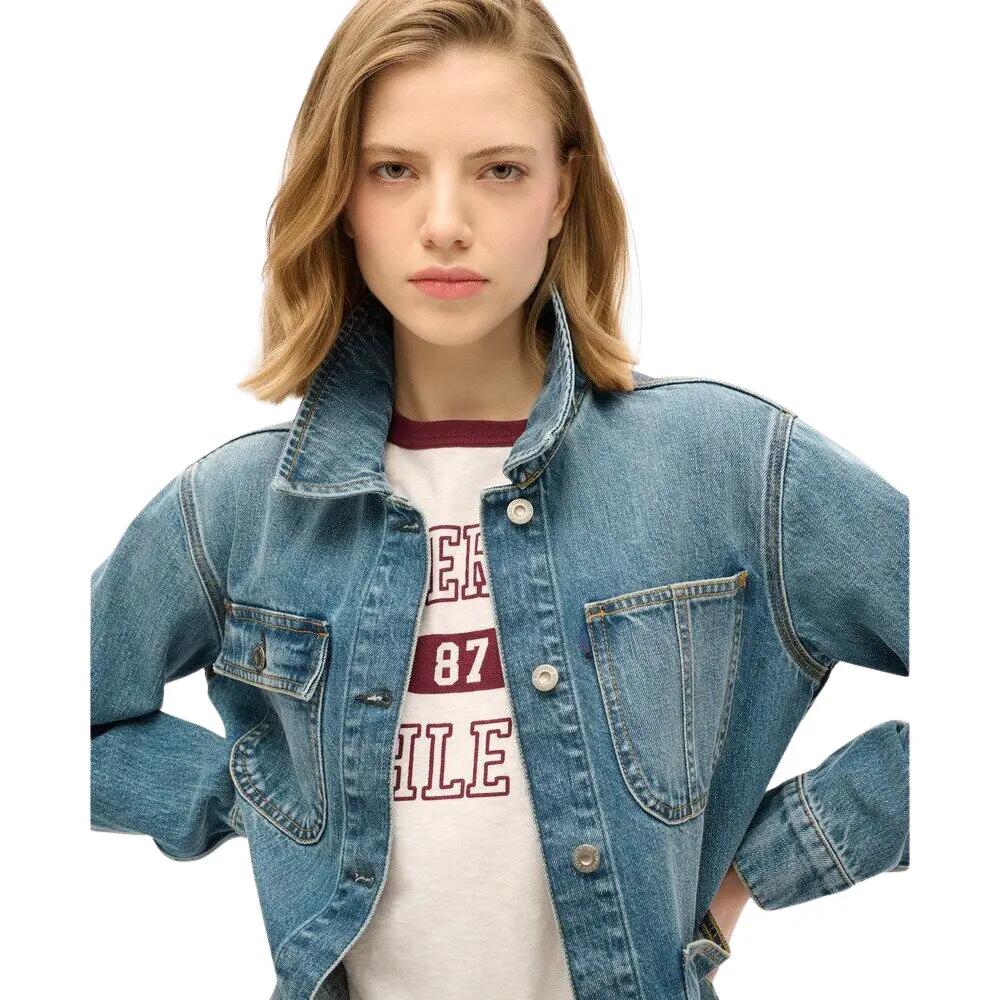 Veste en jean brodée femme Superdry Chore 5/5