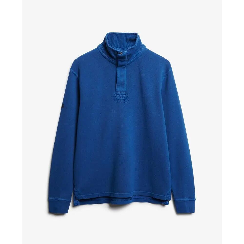 Classic trucker sweater in cotton pique Superdry