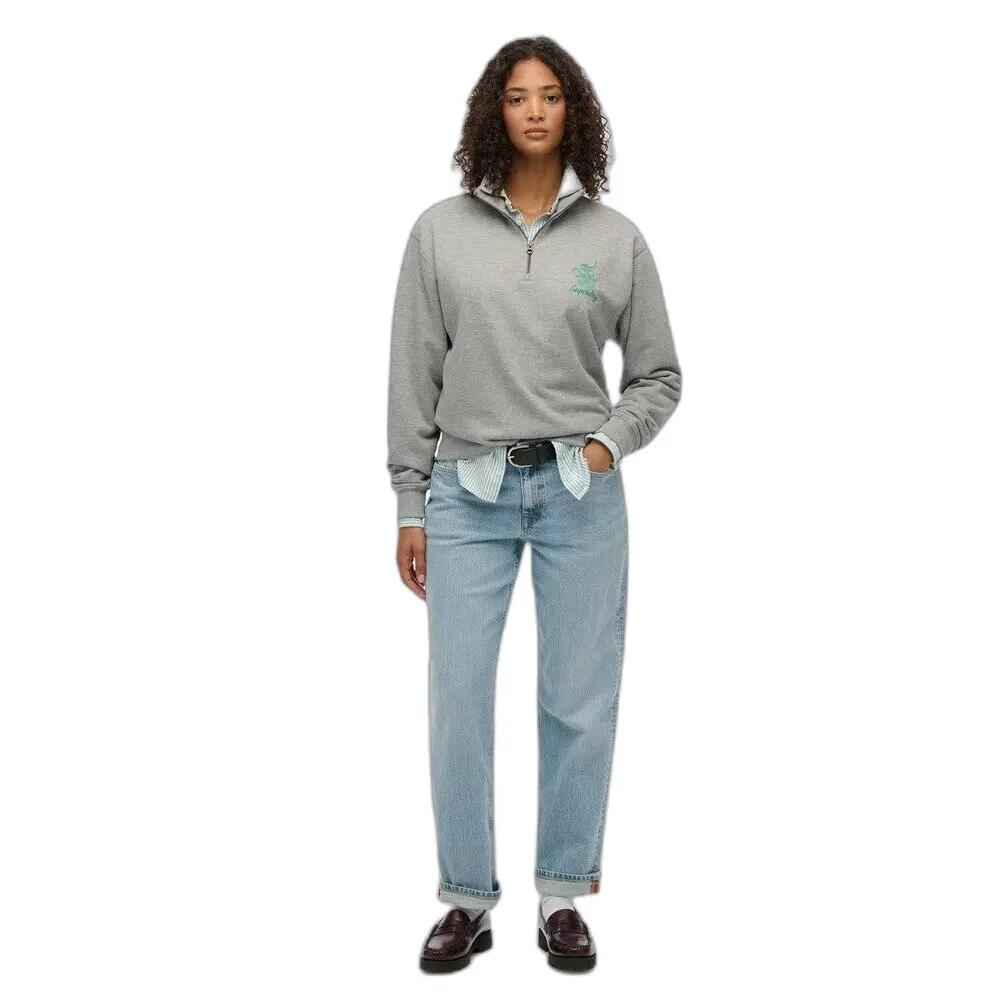 Sweatshirt Damen Superdry Country Club Crest Henley 2/6