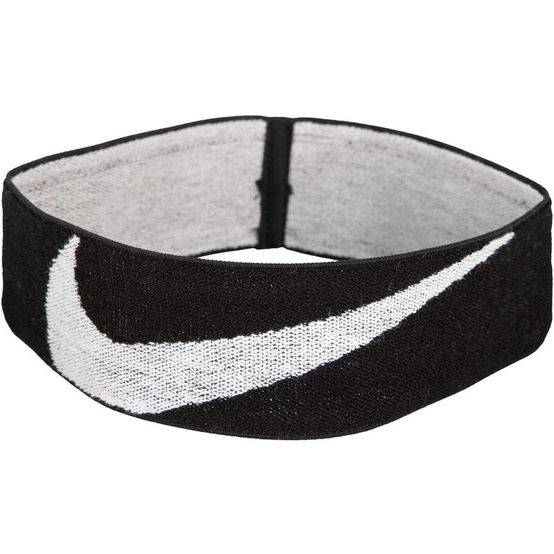 NIKE HEADBAND LOGO KNIT ELASTIC - BLACK