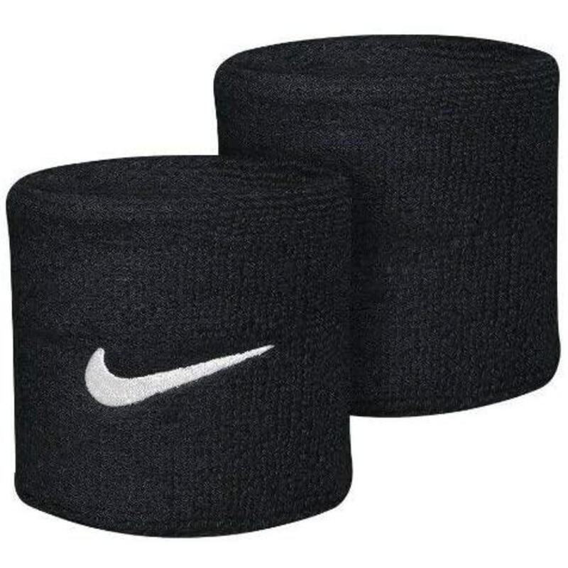 NIKE WRISTBAND SWOOSH BLACK/WHITE