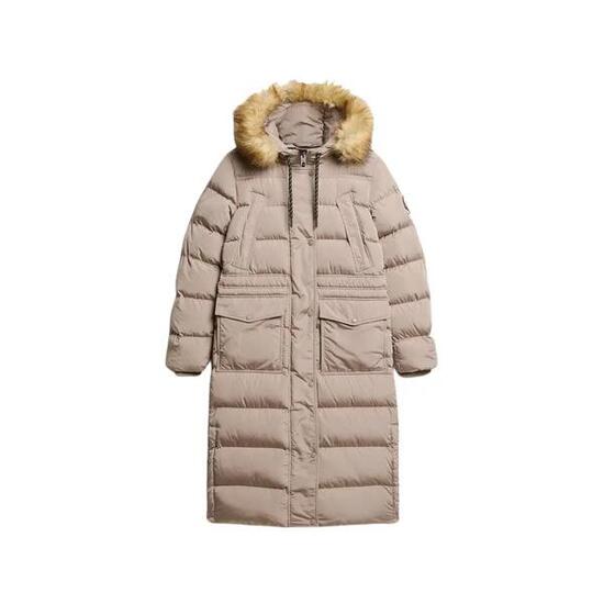 Manteau long en fausse fourrure femme Superdry Everest