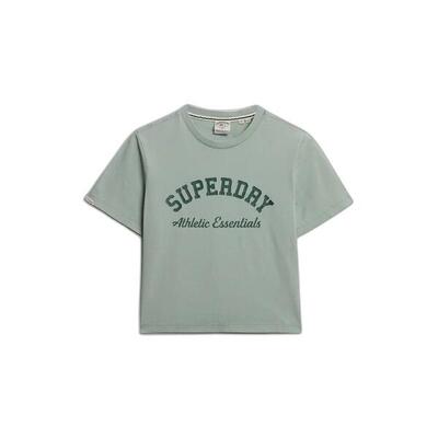 Dames-t-shirt met losse pasvorm superdry athletic essentials