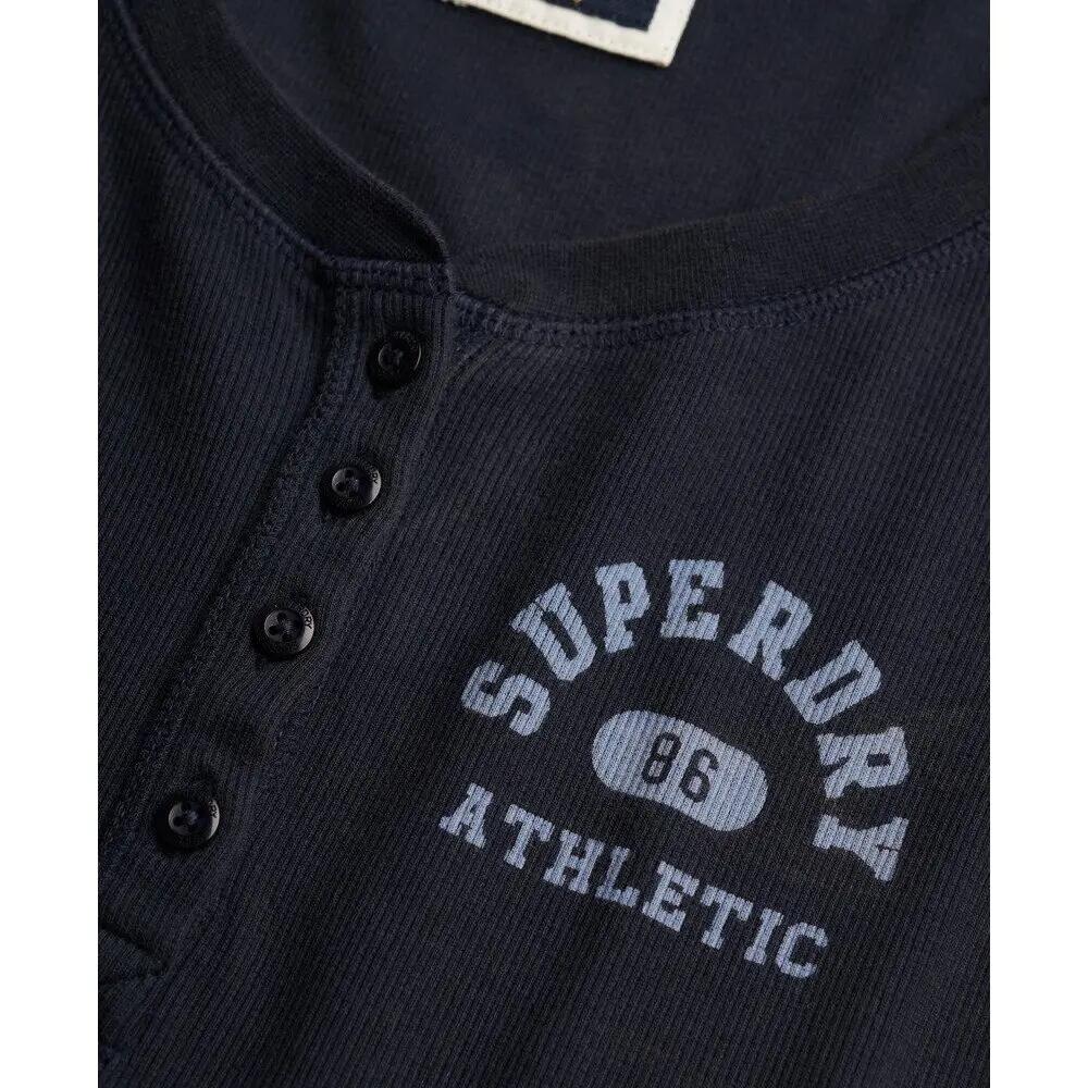 Dames T-shirt met lange mouwen en knopen Superdry Athletic 5/6
