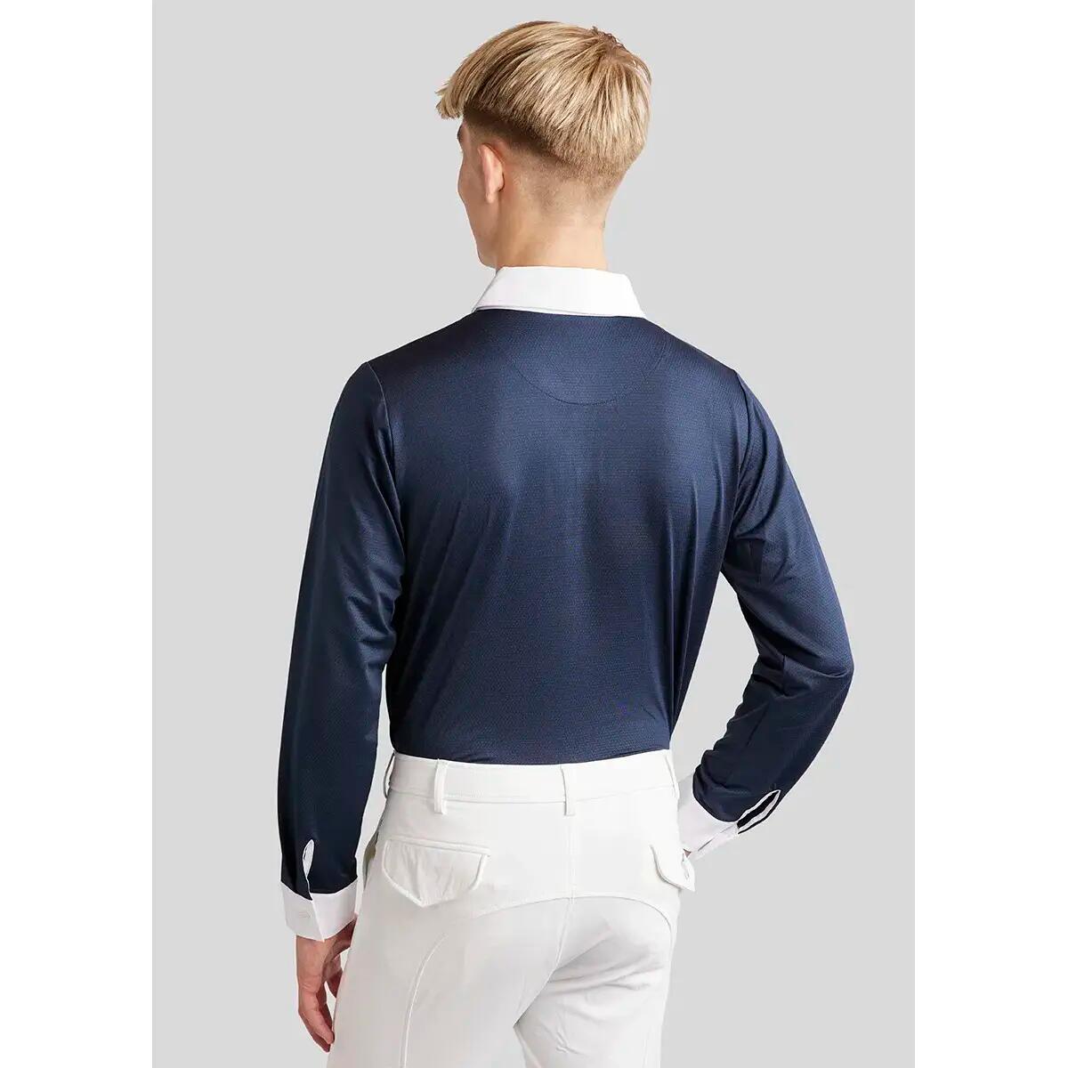 Polo equitazione a maniche lunghe Montar Will 3/4