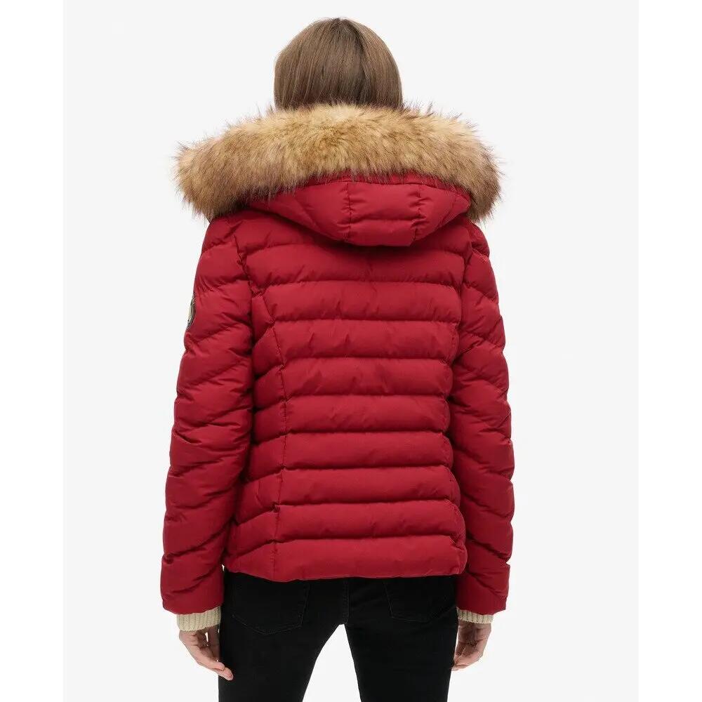 Doudoune à capuche en fourrure synthétique femme Superdry Fuji 4/6