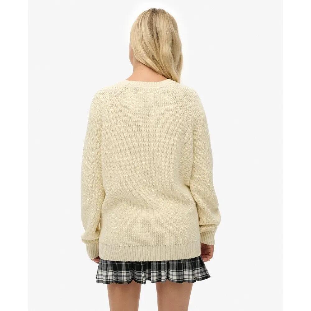 Pull en tricot côtelé décontracté femme Superdry 4/6