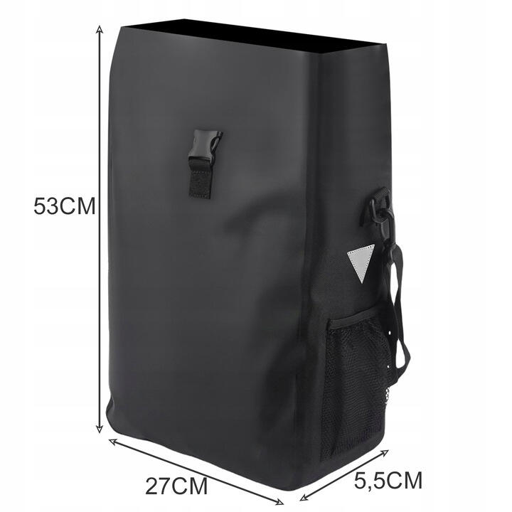 Geanta pentru bicicleta modulara, 2 carlige de prindere, 15 l, 53 x 27 x 15, cm