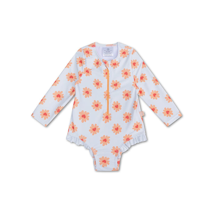 Maillot de bain UV Filles Avec Manches - Multicolore - Floral Love - 110/116 1/7