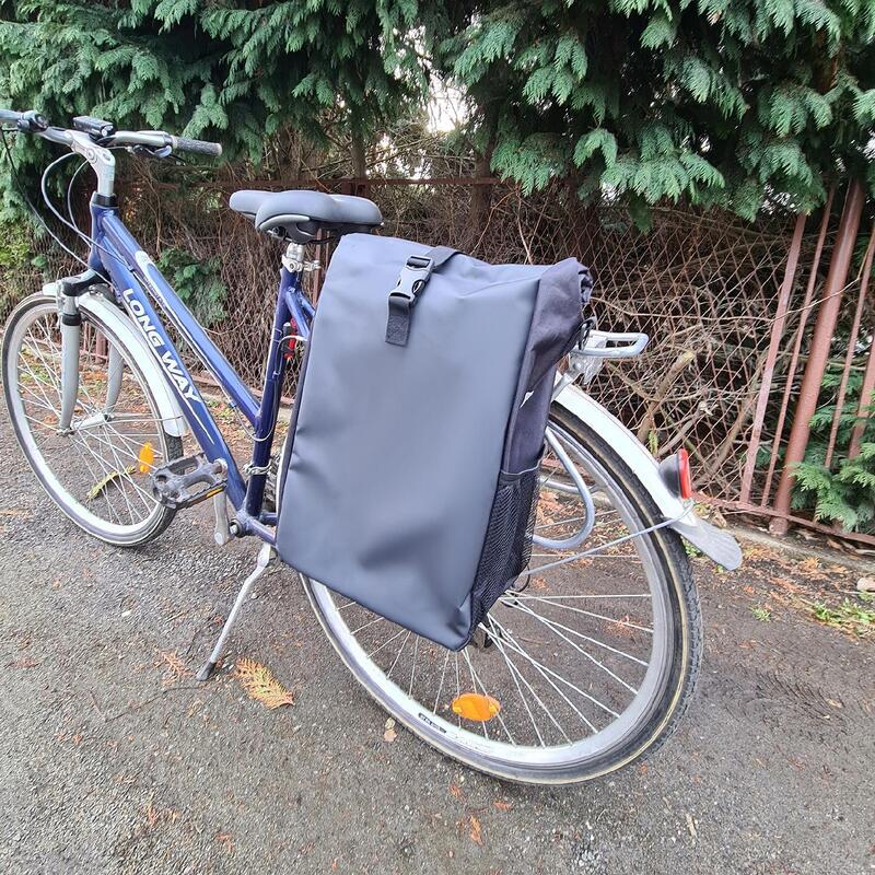 Geanta pentru bicicleta modulara, 2 carlige de prindere, 15 l, 53 x 27 x 15, cm