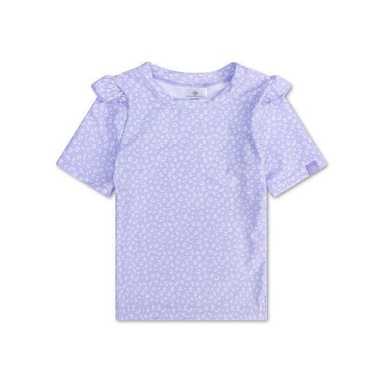 T-shirt de bain - manches courtes - lila - Leopard - 74/80
