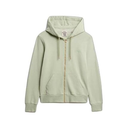 Sweat Zippé Vert Clair Femme Superdry Essential