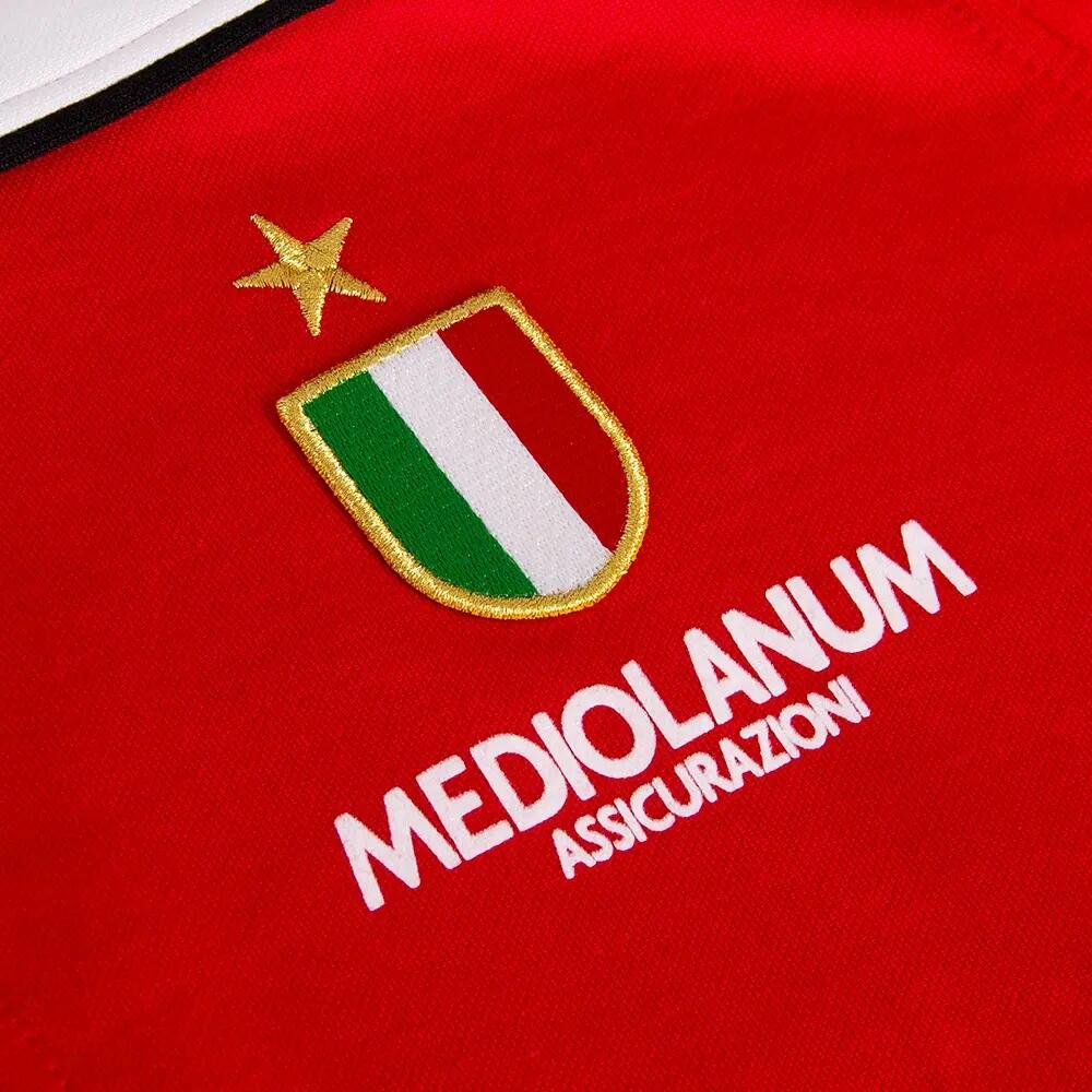 Casaco de Futebol Retro - Adulto - AC Milan 1988 - Vermelho 4/5