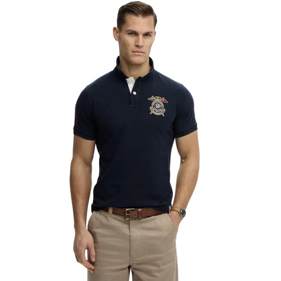 Polo with badge Superdry