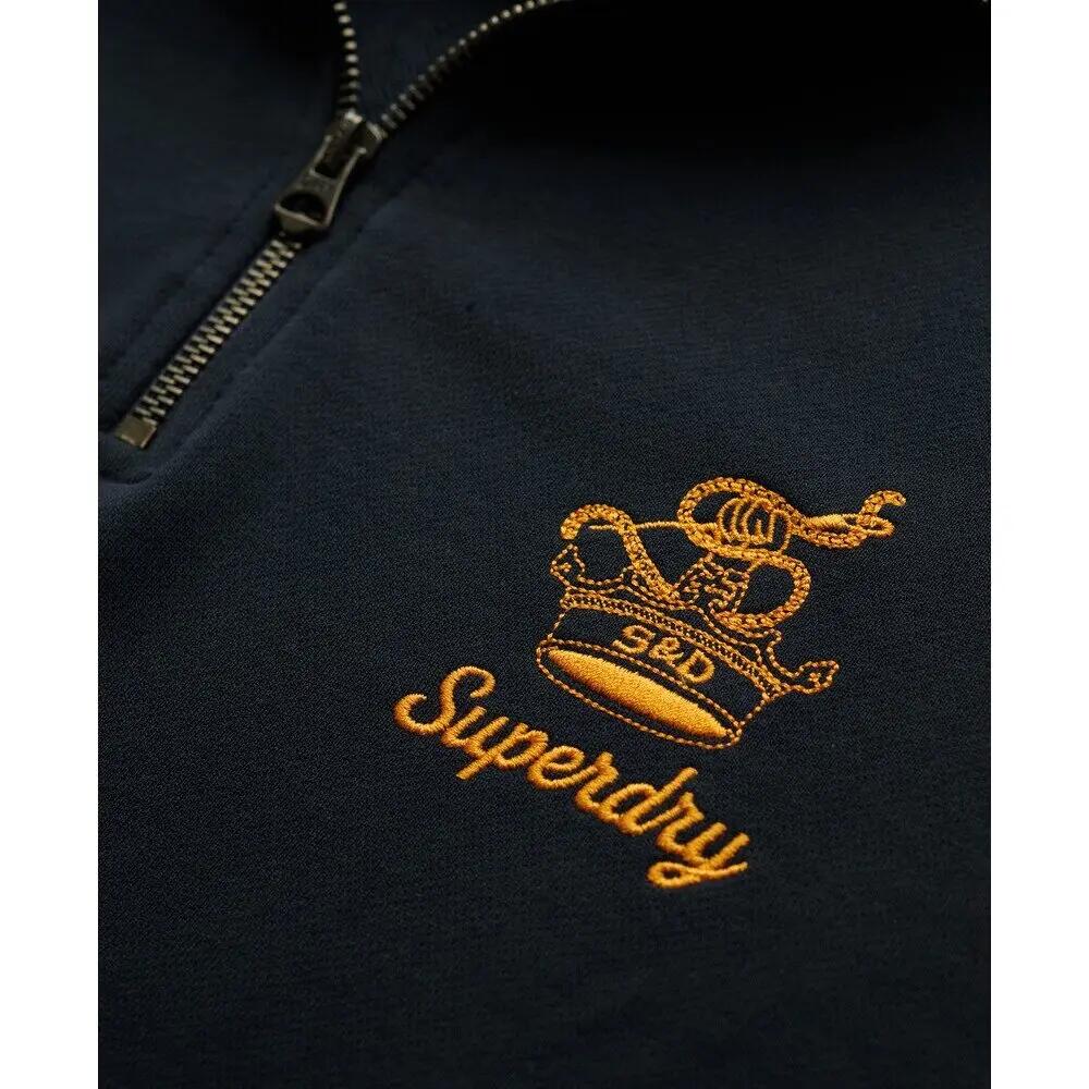 Sweatshirt 1/2 zip femme Superdry Country Club Crest 7/7