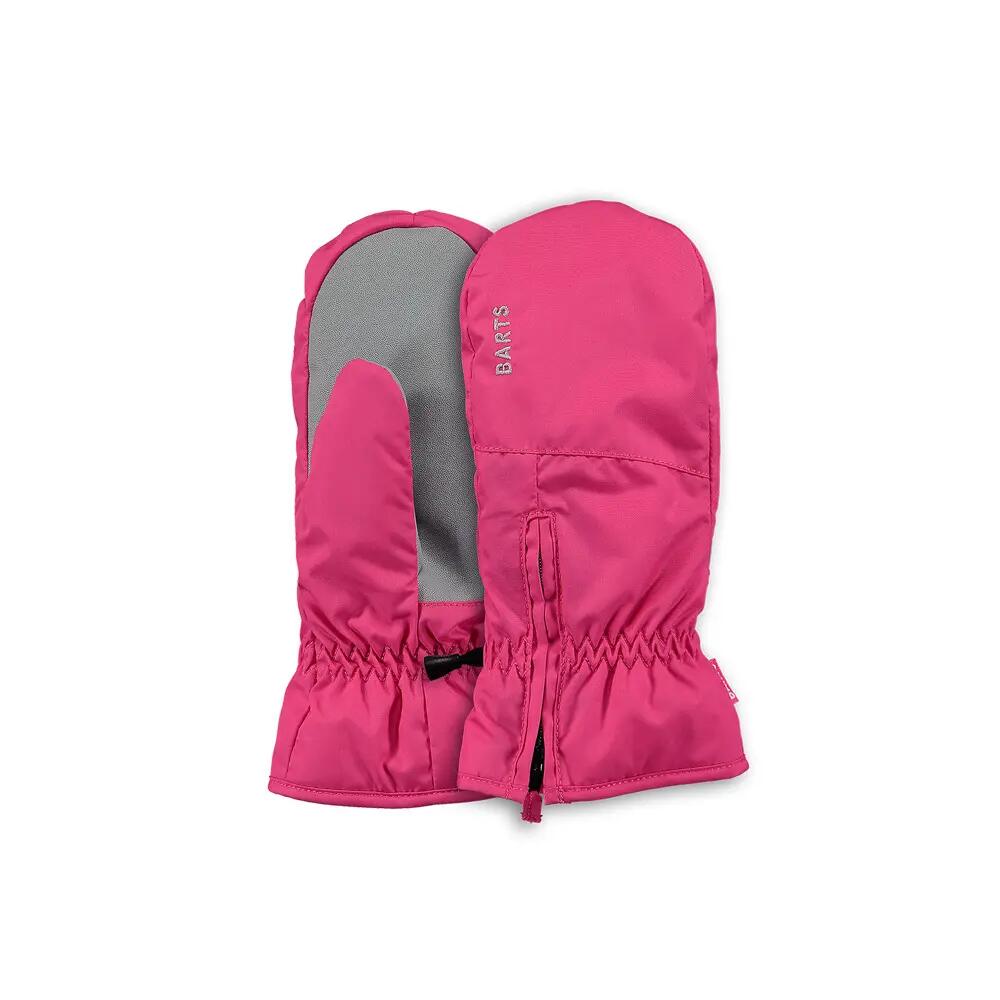 Zip-up ski mittens for kids Barts