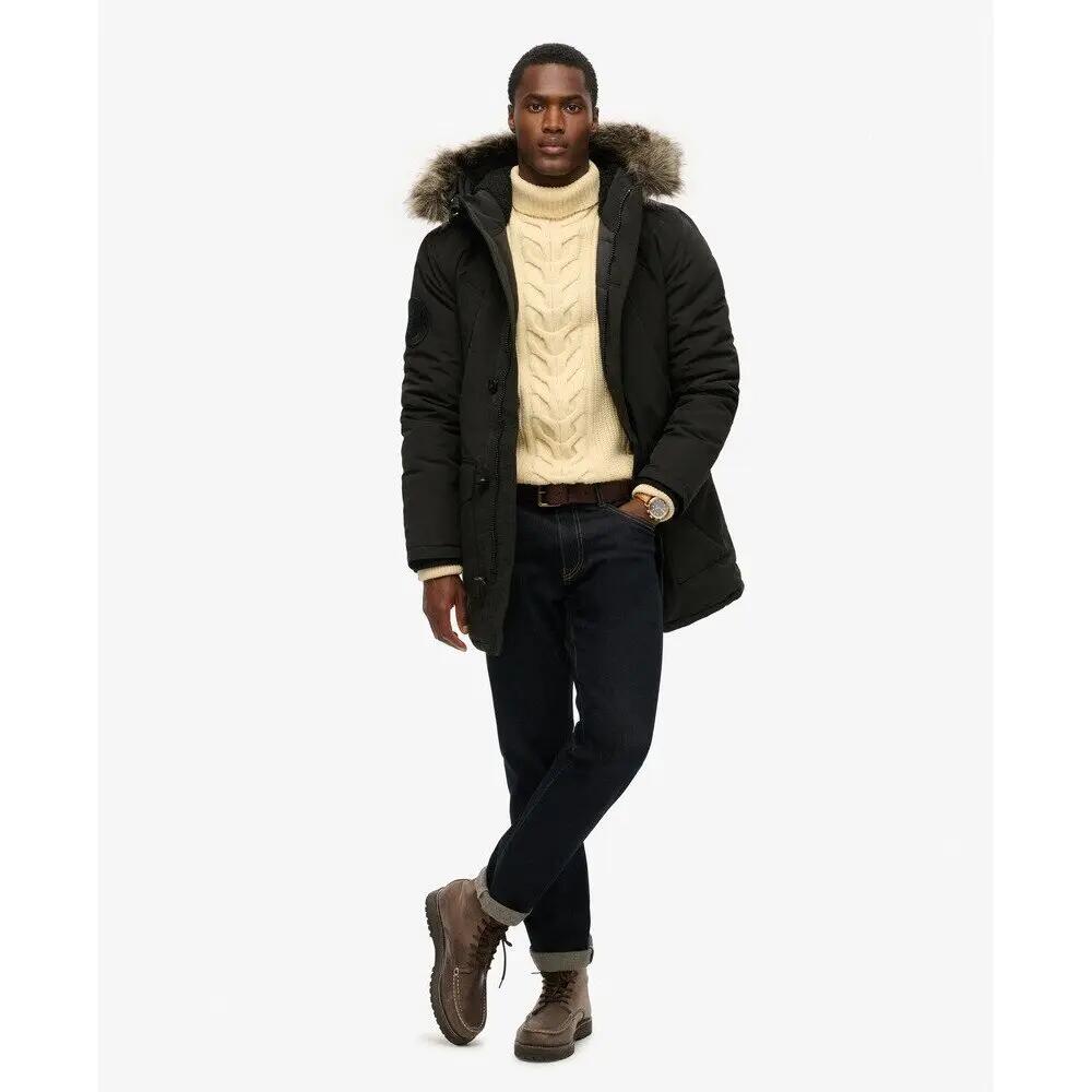 Parka à capuche à fourrure synthétique Superdry Everest 2/7