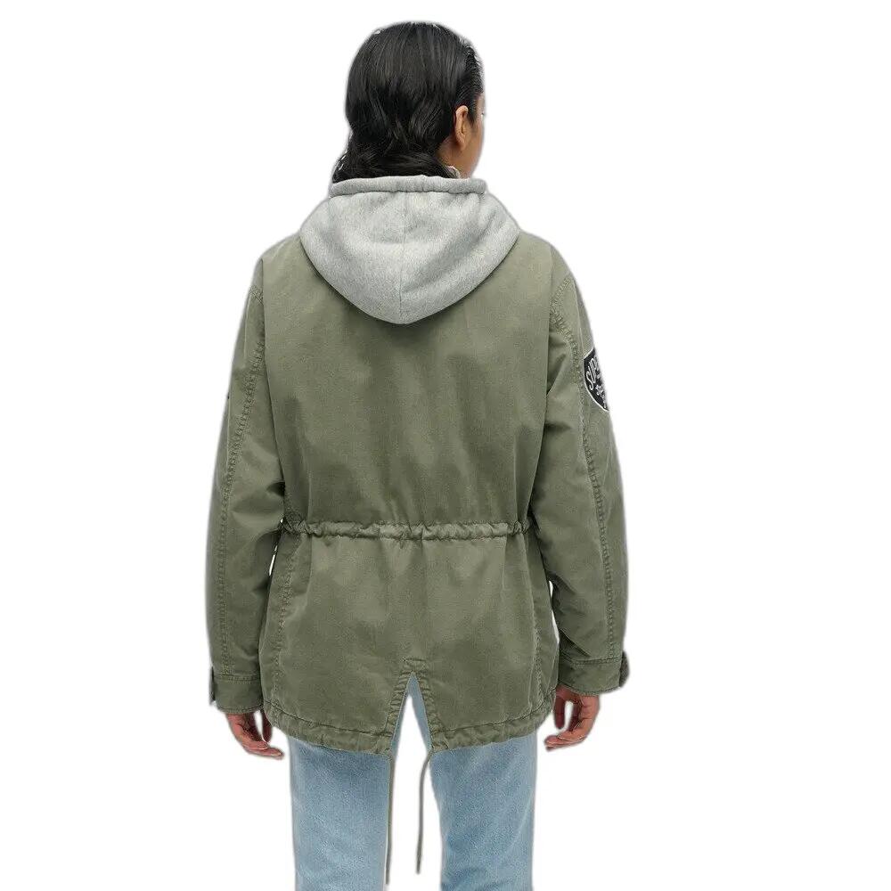 Sweat à capuz militar bordado para mulher Superdry 4/5
