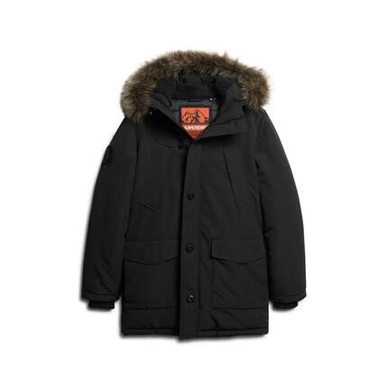 Parka met een capuchon en nepbont Superdry Everest