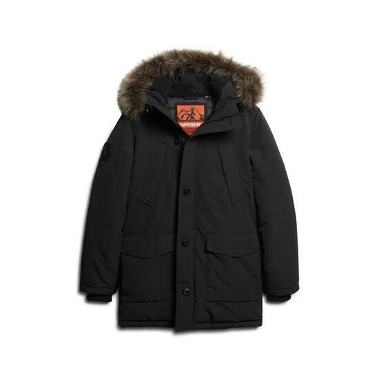 Parka met een capuchon en nepbont Superdry Everest