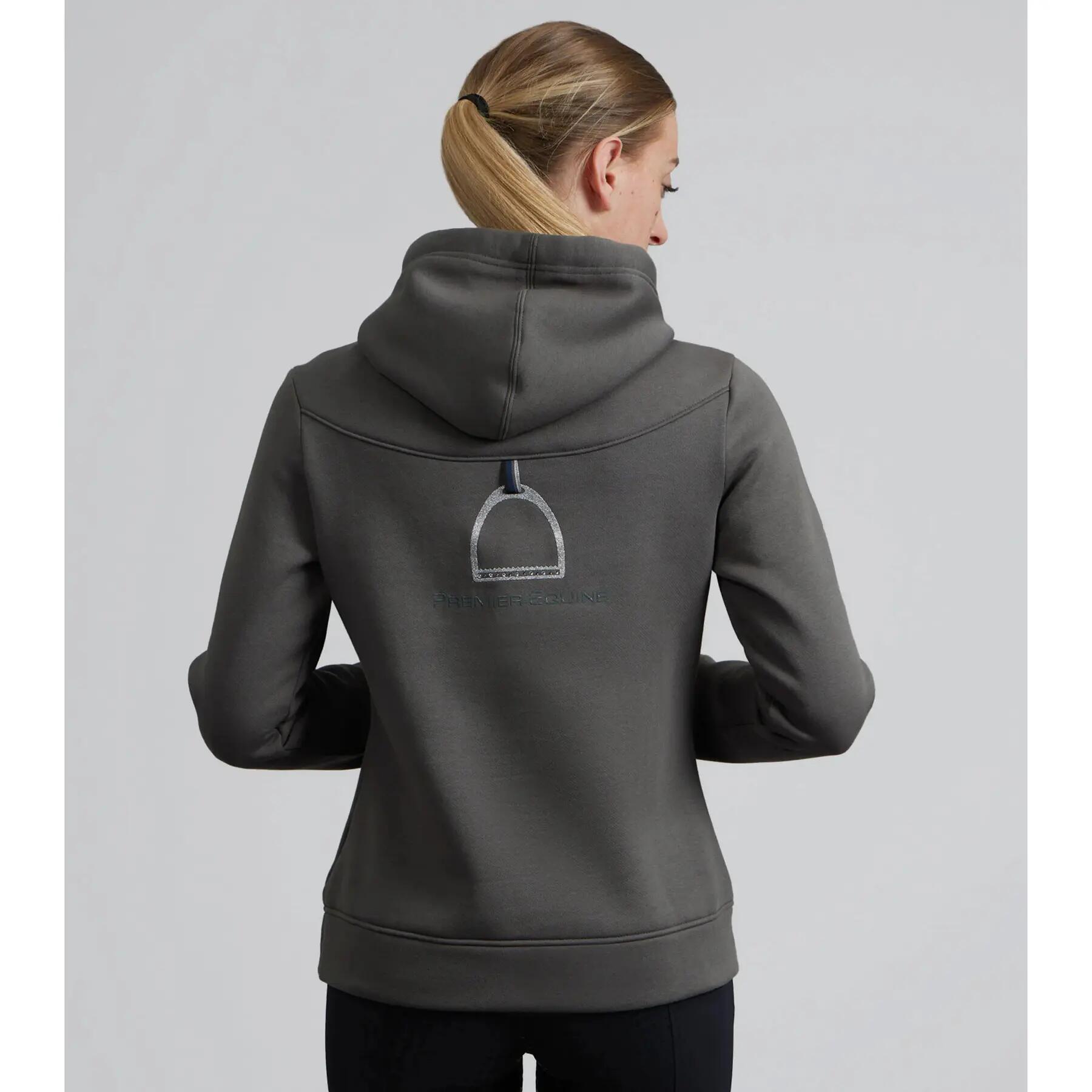 Sweatshirt équitation à capuche femme Premier Equine Lucia 3/6
